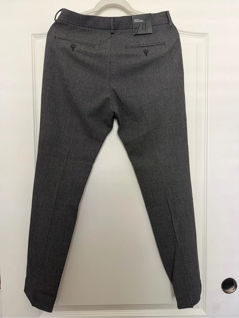 H&M Charcoal Gray Men's Dress Pants
